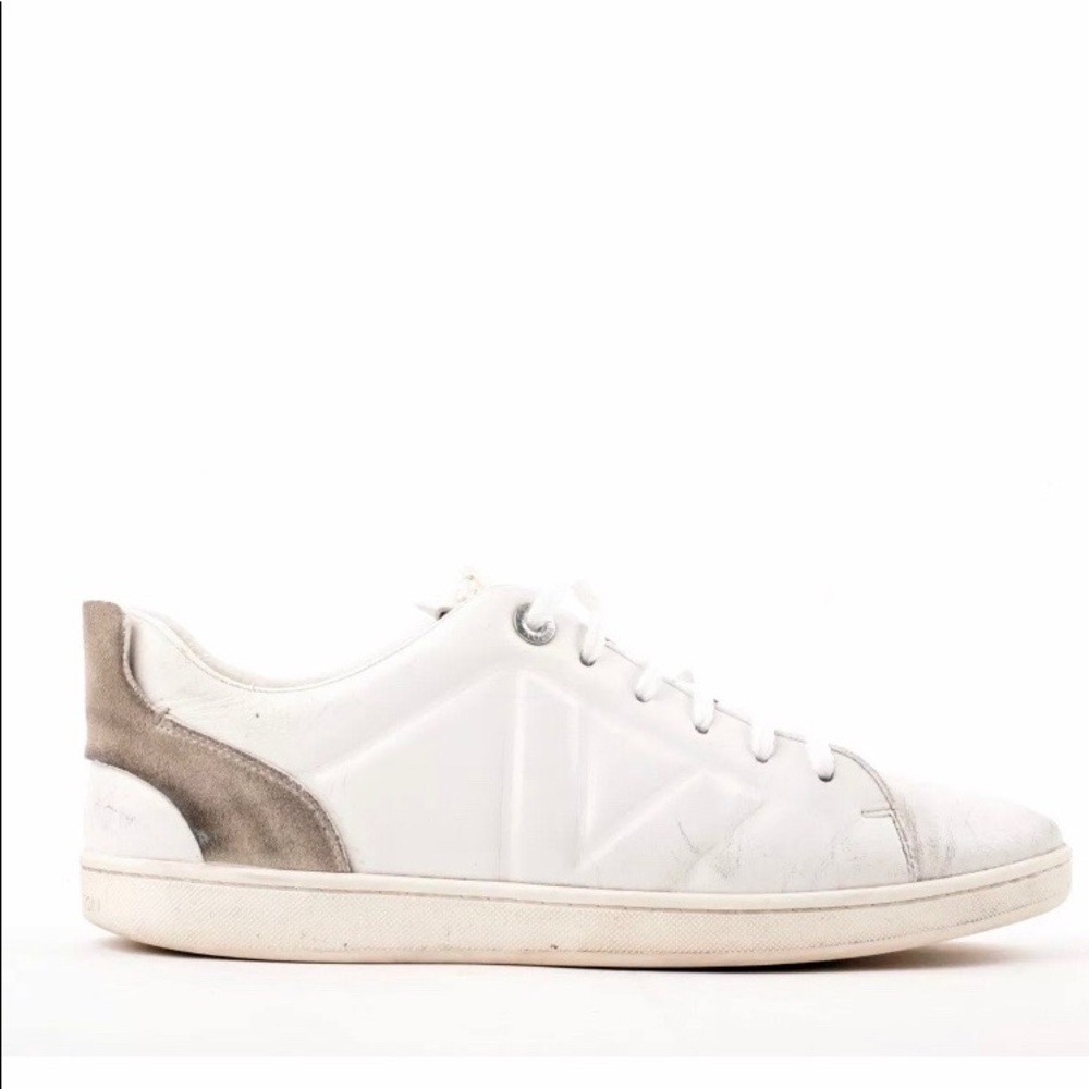 Distressed Louis Vuitton Fuselage Sneaker